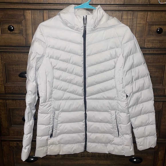 32 Degrees Jackets & Blazers - White/ Cream Puffer Jacket